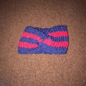 Blue and Red Headband